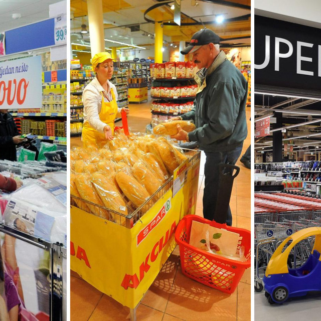 Lidl, Spar i Konzum (arhivska fotografija)