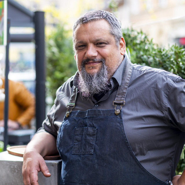 Zagreb, 260423.
Good Food, Palmoticeva 2.
Chef Tom Gretic.
Na fotografiji: Tom Gretic.