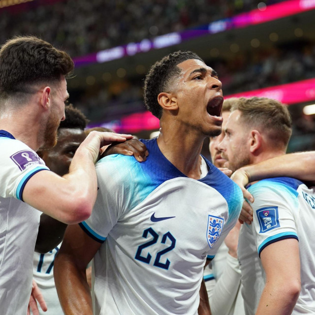 Bellingham sa suigračima u engleskoj reprezentaciji