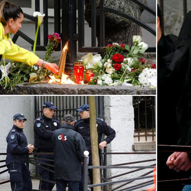 Prizori s mjesta zločina u Beogradu i odvođenje dječaka ubojice