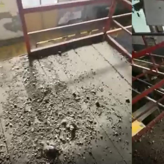 Golublji izmet na platformi za servis ZET-a