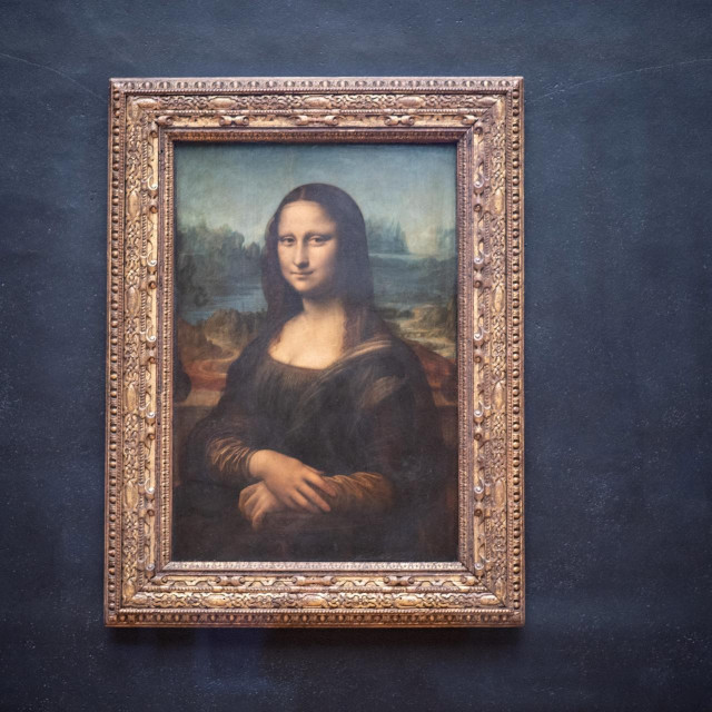 Da Vincijeva Mona Lisa, Louvre, Pariz, 2021.