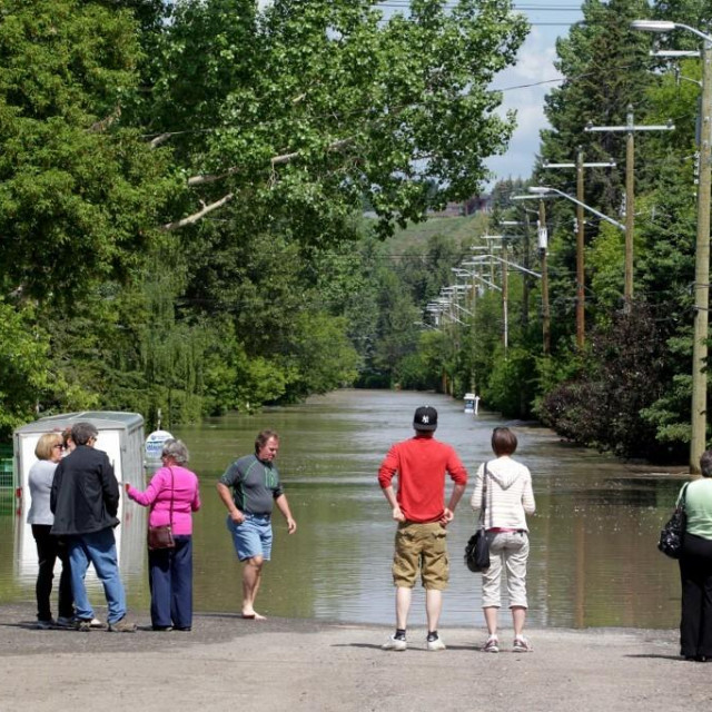 Poplava u Kanadi, ilustracija