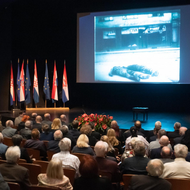 Savez antifašističkih boraca i antifašista Republike Hrvatske (SABA RH) svečanom akademijom obilježava Pobjedu nad fašizmom, Dan Europe i Oslobođenja grada Zagreba, arhivska fotografija