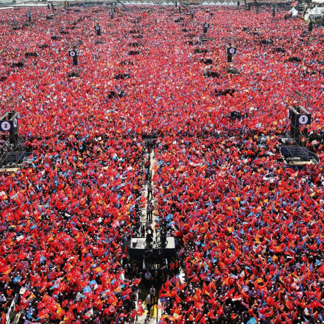 Erdoganov predizborni skup