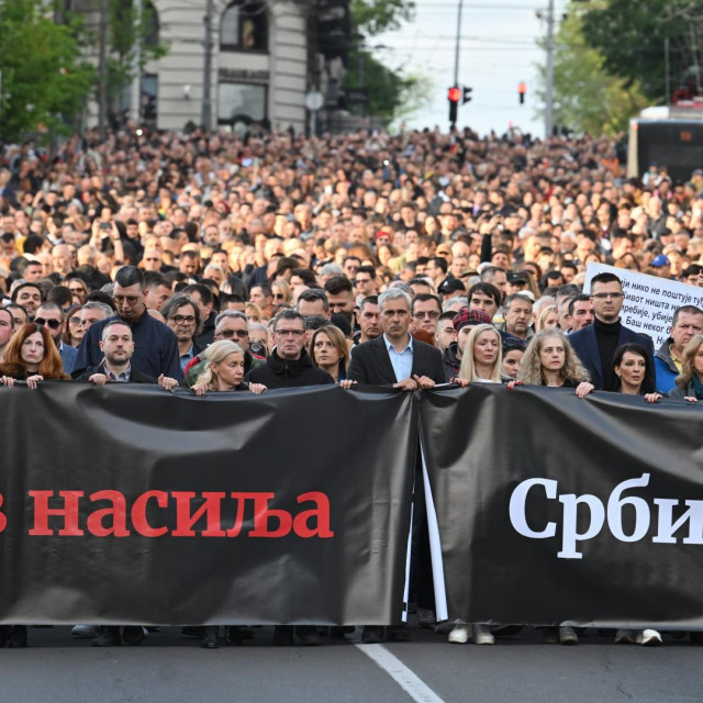 Veliki prosvjedi kod Skupštine