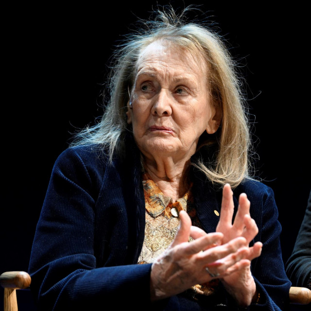 Annie Ernaux, Stockholm, 2022. 