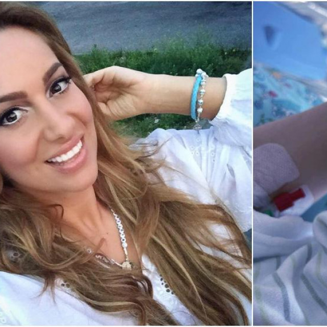 Simona Mijoković i njen novorođeni sin