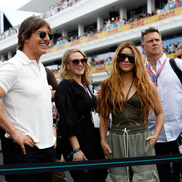 Tom Cruise i Shakira na utrci Formule 1 u Miamiju