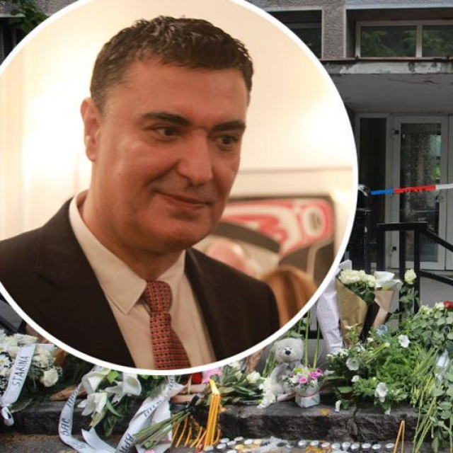 Rade Basta i zgrada škole