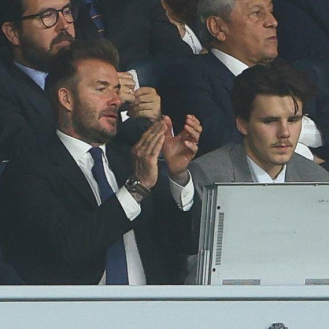 Otac i sin na utakmici u Madridu