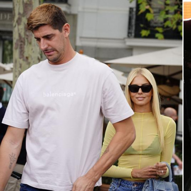 Thibaut Courtois i Kevin de Bruyne sa sadašnjim partnericama - Mishel Gerzig i Michele Lacroix