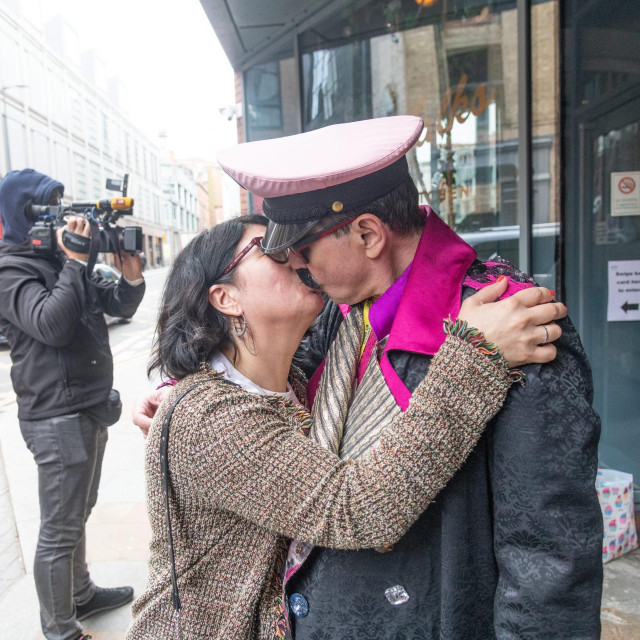 Zoran Prodanović Prlja i supruga Marija
 