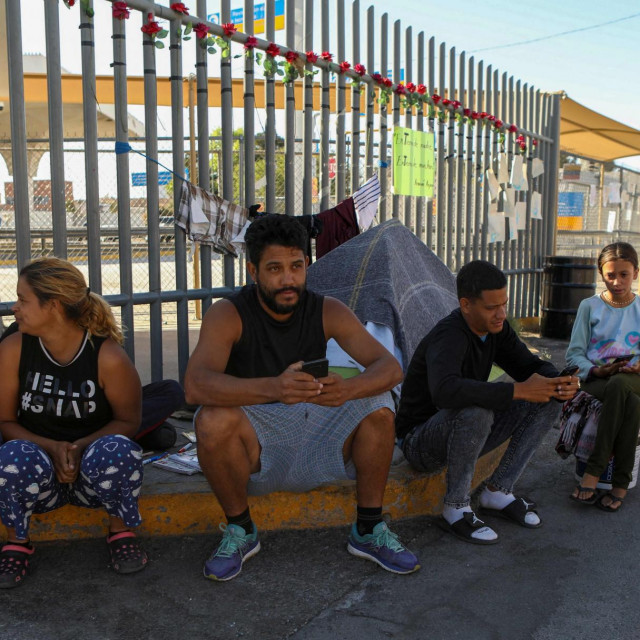 Migranti iz Meksika (ilustracija)