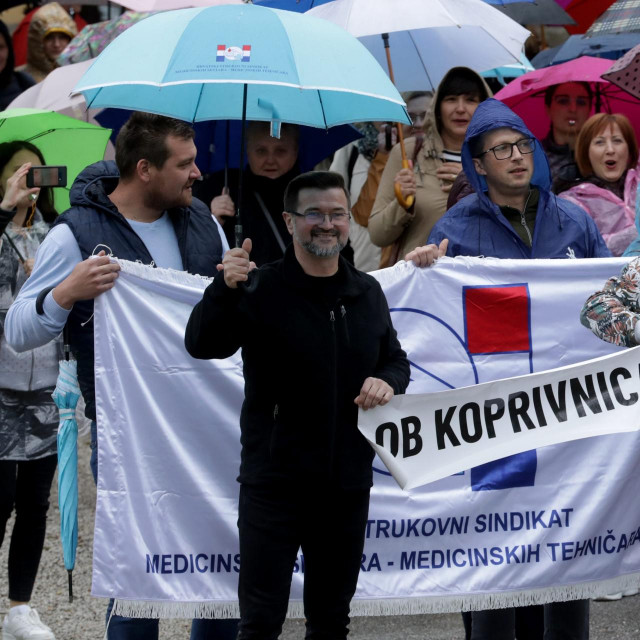 Prosvjed medicinskih sestara i nemedicinskog osoblja