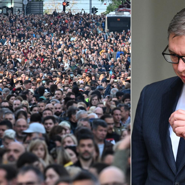 Prosvjed u Beogradu i Aleksandar Vučić