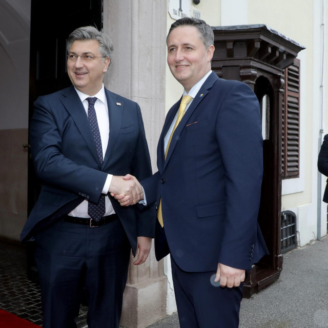 Andrej Plenković i Denis Bećirović