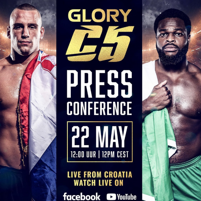 Glory: Collision 5 - plakat za press konferenciju