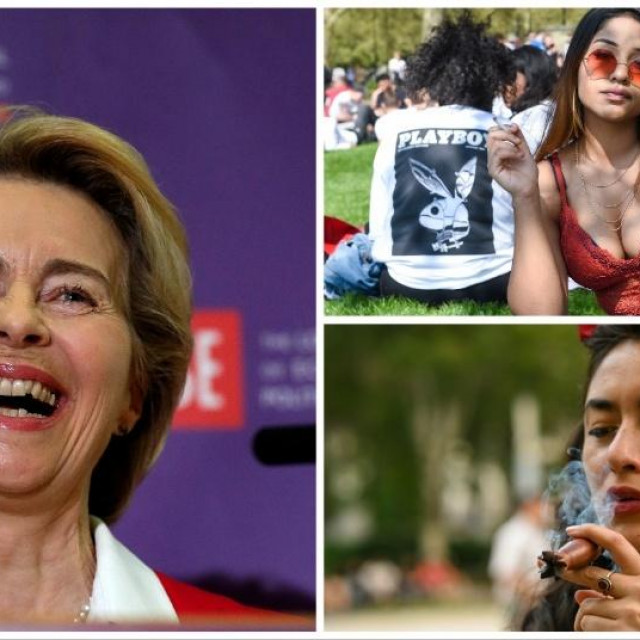 Ursula von der Leyen, predsjednica Europske komisije, uživatelji kanabisa