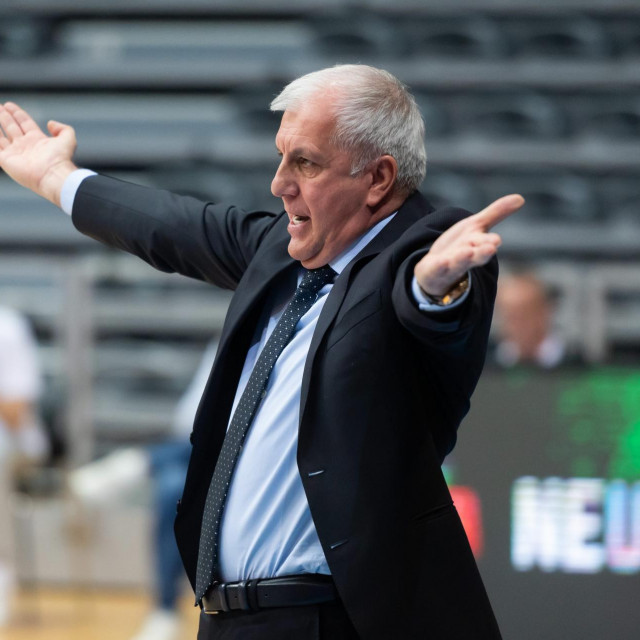 Trener Partizana Željko Obradović