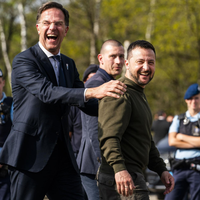 Volodimir Zelenski i nizozemski premijer Mark Rutte