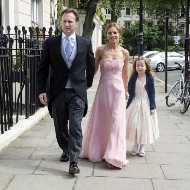 Chrisitan Horner, Geri Halliwell i njezina kći Bluebell bili su uzvanici na vjenčanju Poppy Delevingne i Jamesa Cooka