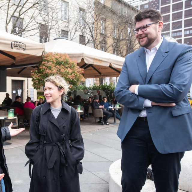 Sandra Benčić, Ivana Kekin i Peđa Grbin