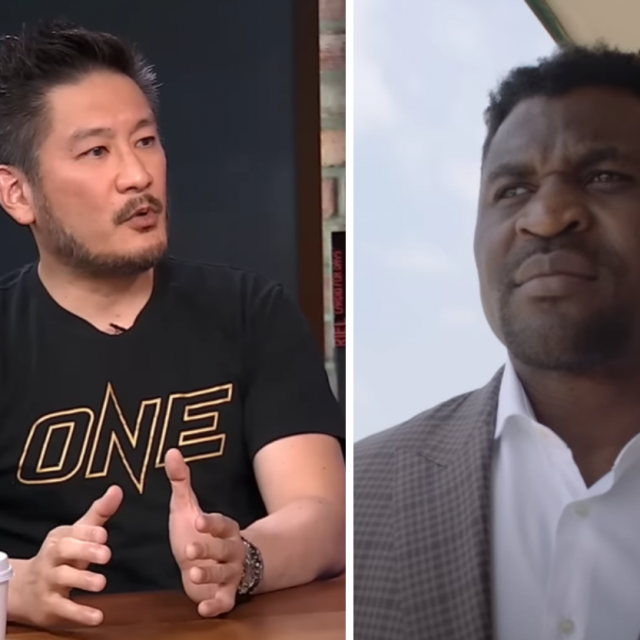 Chatri Sityodtong (lijevo) i Francis Ngannou (desno)