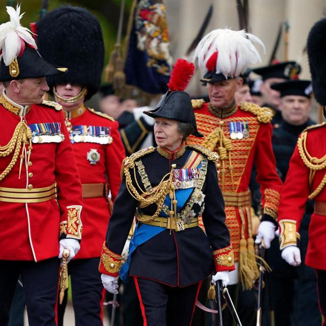 Princeza Anne na krunidbi