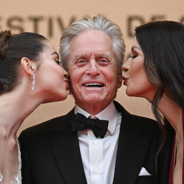 Catherine Zeta-Jones, Carys i Michael Douglas 