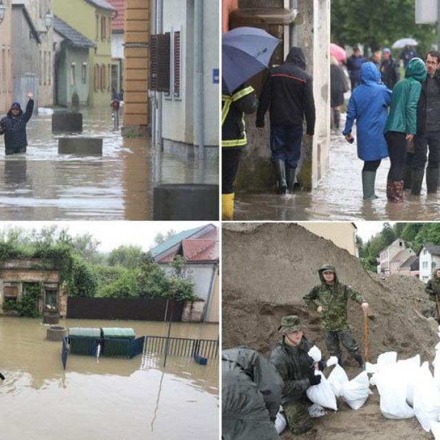 Hrvatska Kostajnica pod vodom