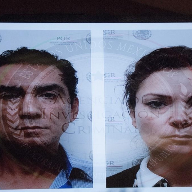 Jose Luis Abarca i njegova supruga Maria de los Angeles Pineda