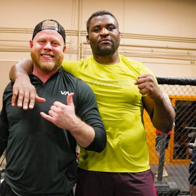 Eric Nicksick (lijevo) i Francis Ngannou (desno)
