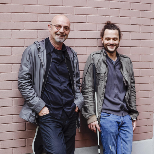 Glumac Goran Grgić i Antonio Pavlović iz Centra za autodeskripcije