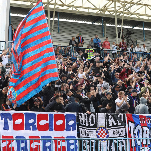 Navijači Hajduka u Koprivnici