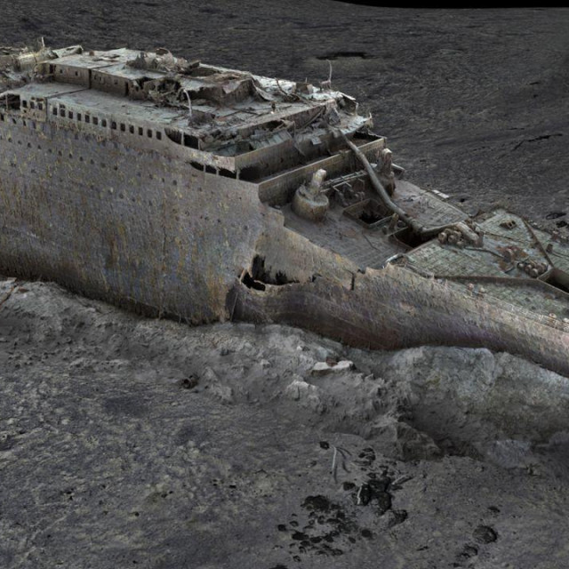 3D maketa Titanica koju su napravile tvrtke Magellan i Atlantic Productions