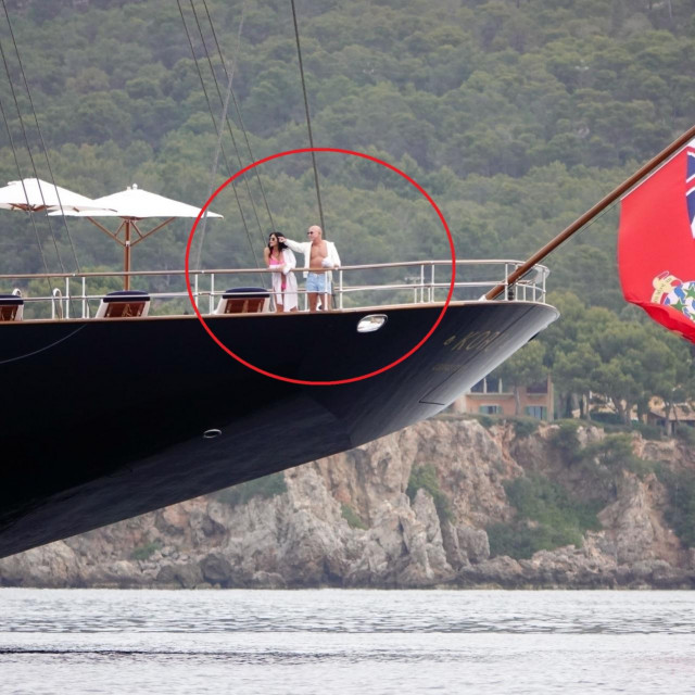 Jeff Bezos i Lauren Sanchez na jahti