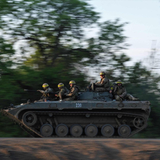 Ukrajinski vojnici kod Bahmuta