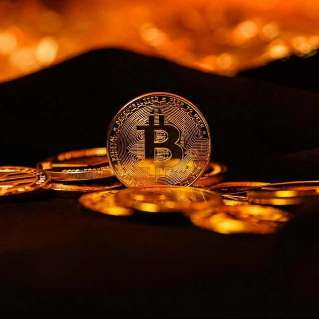 Ilustracija, bitcoin