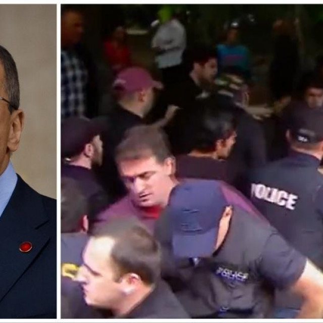 Sergej Lavrov, neredi u Gruziji