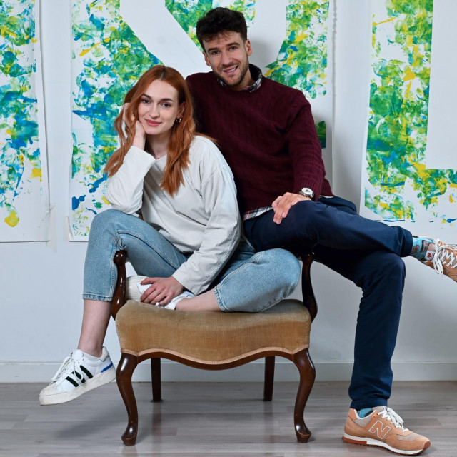 Marko Mrkić i  Antea Franjić u plesnoj školi ”Lijeva i desna”