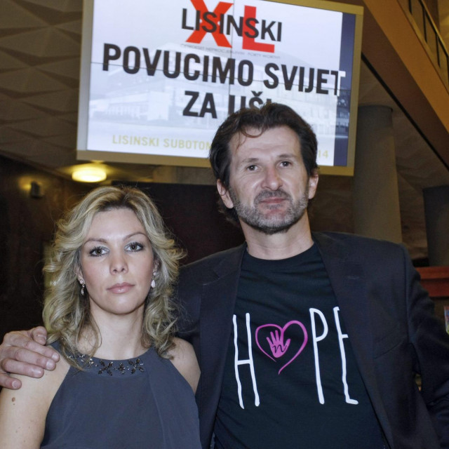 Koncert Zaklade Nora Šitum, koncert u koncertnoj dvorani Vatroslav Lisinski, 2014.
Na fotografiji: Đana Atanasovska, Ivica Šitum.
 