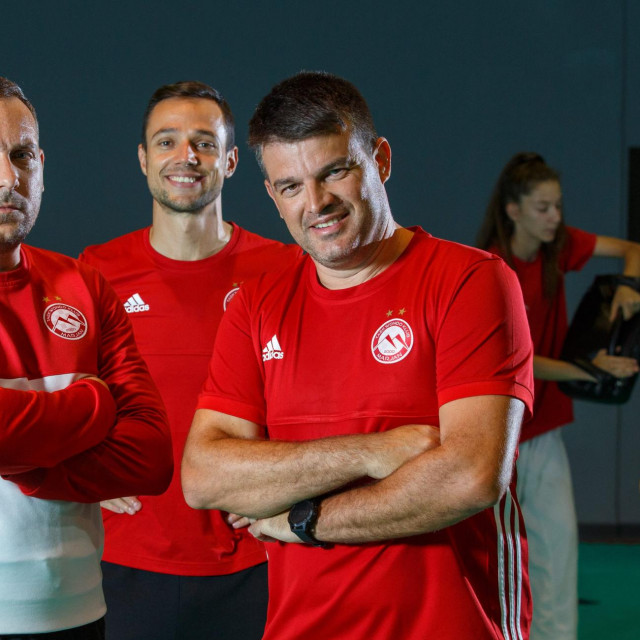 Na fotografiji: Veljko Laura, Martin Erdeljac, Toni Tomas.
 