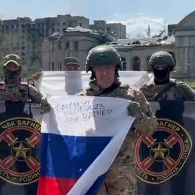 Jevgenij Prigožin u Bahmutu