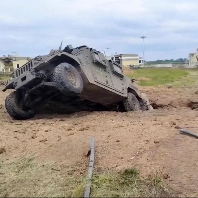 Vozila koja su navodno koristile diverzantske skupine koje su upale u Rusiju, u regiju Belgorod