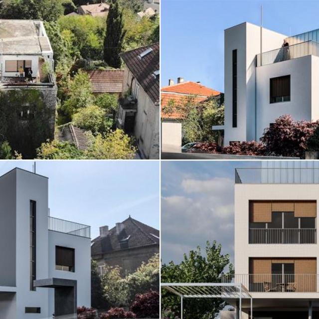 V. Ivanković, projekt obnove i rekonstrukcije vile Mosinger s dogradnjom Supercubea (3D model M. Posinković), Mihovil Posinković