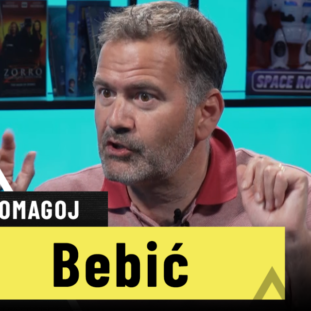 Novinar Filip Pavić i profesor novih medija Domagoj Bebić