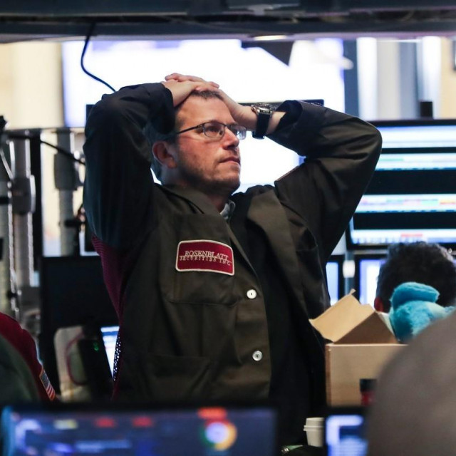 Prizor s burze u New Yorku, arhivska fotografija