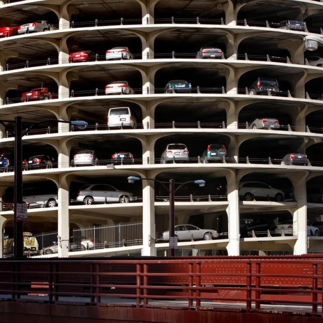 Javni parking, ilustracija