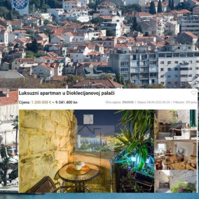 Stan je sad u vlasništvu jednog Splićanina koji ga ne misli jeftino prodati